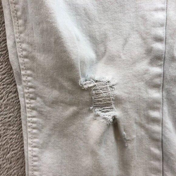 Loft Womens Jeans Size 6 Modern Denim Cropped Straight Casual Distressed Classic - Picture 12 of 16